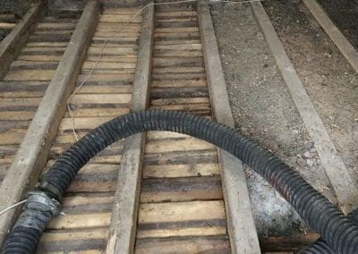 graving av stubbloftsleire