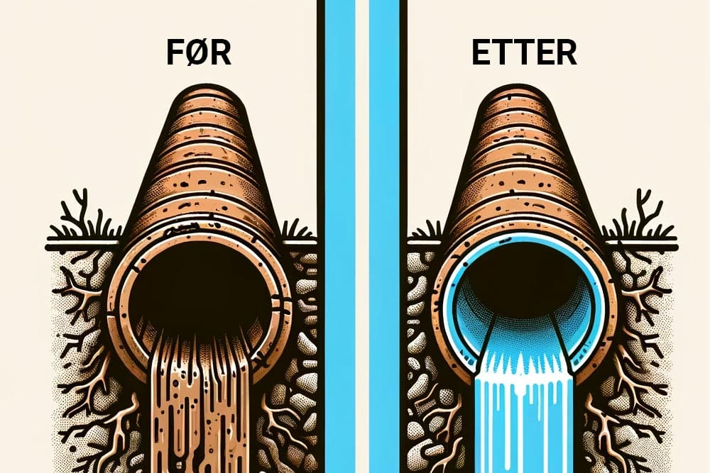 for etter rorfornying illustrasjon